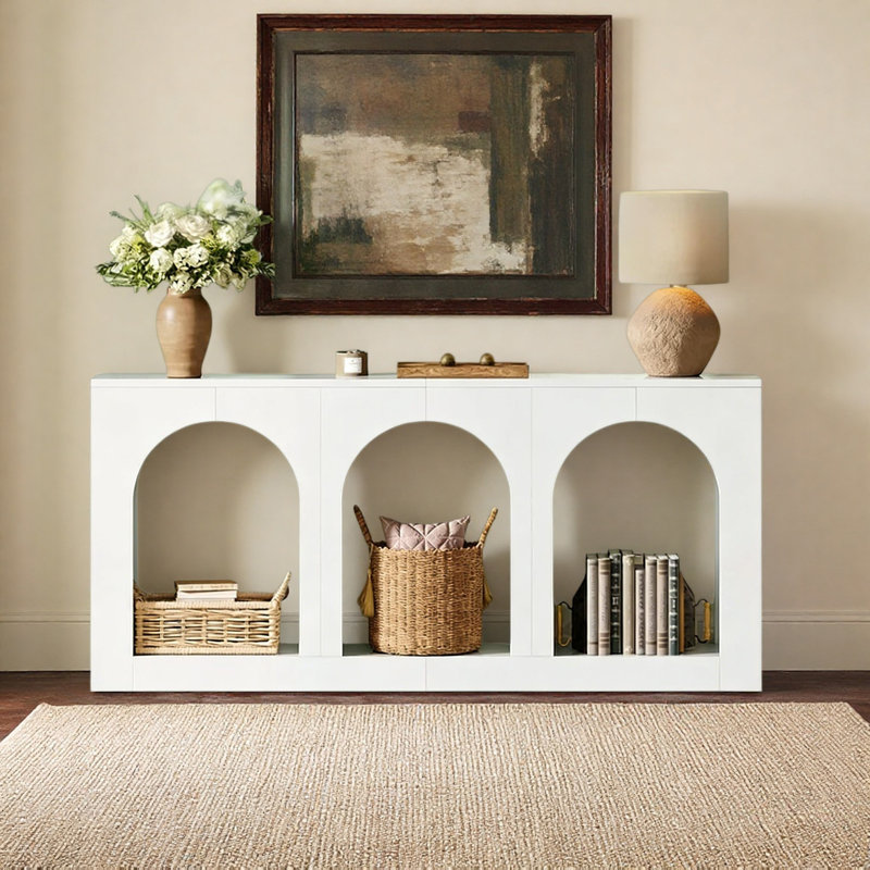 Stylish Arches Side Table,Entryway Table,Stable Console Table