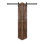 Porte de grange pliante en bois massif de style K avec trousse de quincaillerie - assemblage requis