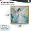 Cadre flottant Flying Glory Angel, design par Petal Prints Design-225835734-225835741