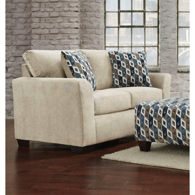 Causeuse Carrion 62 po, beige