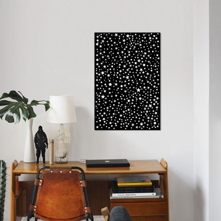 «All Stars», impression sur toile, H 12 po x l 8 po x P 0,75 po, Pas de tapis, Toile tendue