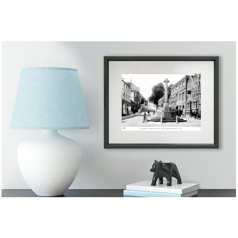 Arundel, High Street And War Memorial 1923 by Francis Frith - Single Picture Frame Print, 28cm H x 36cm W x 2.3cm D