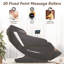 Fauteuil de massage complet Zero Gravity, nouveau rail SL, supporte la commande vocale par l'IA de 6 modes de massage, avec chauffage, lumière d'ambiance à DEL et affichage de contrôle-1212930415