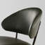 Finn, chaise d'appoint en cuir PU, vert