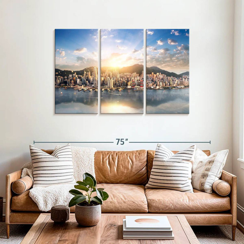 Rorry Hong Kong Sunshine, 36" H x 57" W