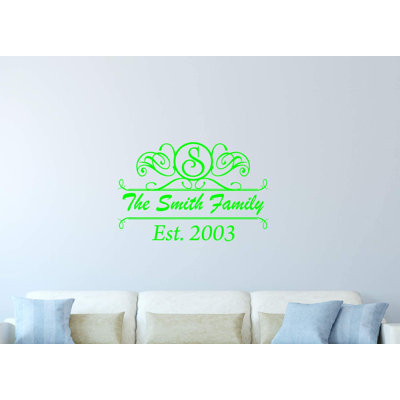Text & Numbers Non-Wall Damaging Wall Decal