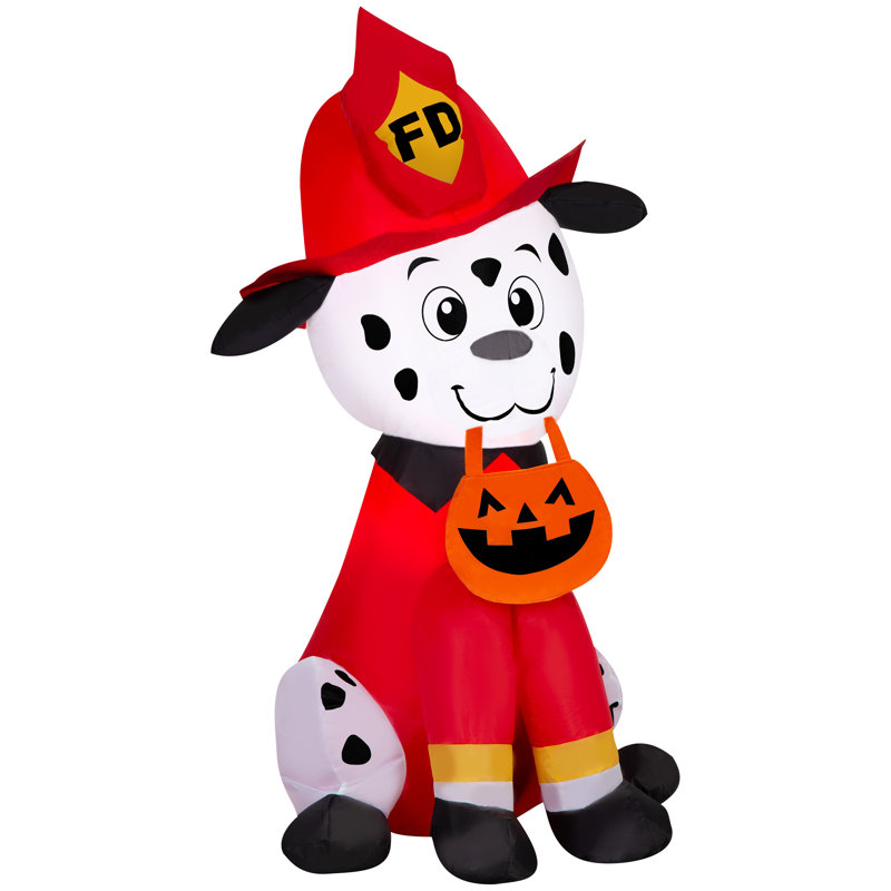 Airblown Firefighter Dog