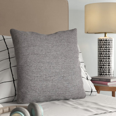 Jacquard Microsuede Reversible Throw Pillow