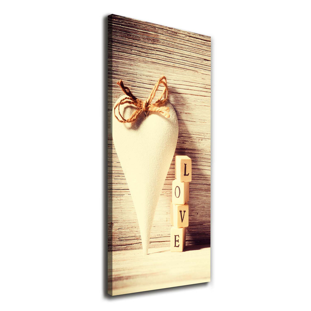 Liebe - Kunstdrucke auf Leinwand - Wrapped Canvas