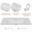 Ensemble de meuble-lavabo 36 po avec évier, six tiroirs, diviseur de tiroir multifonctionnel, tablette réglable-120330165