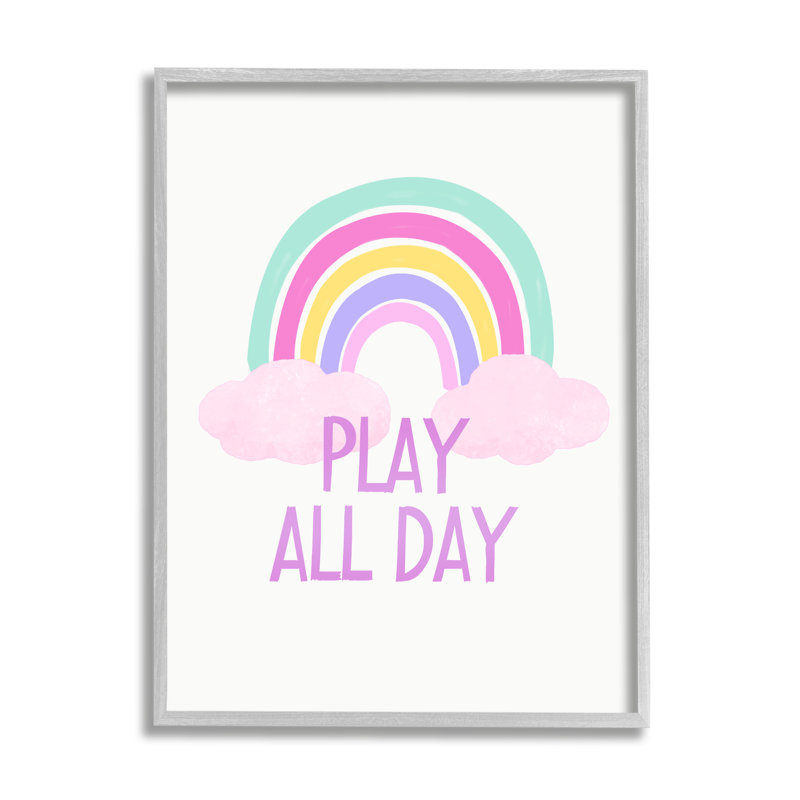 «Play All Day Pastel», reproduction d'art giclée par Diane Neukirch, H 14 po x l 11 po x P 1,5 po