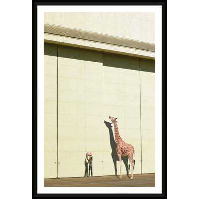 Curious Giraffe Print by Richard Newstead