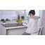 117 cm W Kitchen Island with