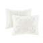 Ensemble d'édredon 3 pièces en chenille de coton - Décoration de chambre chic-125396519-125396518
