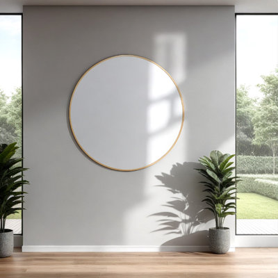 Miroir mural en aluminium