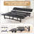 Adjustable Bed Base Frame with Head and Foot Incline, Wireless Remote, Zero Gravity, Quiet Motor, Black, Queen Size