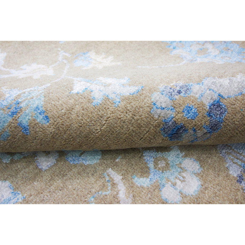 BROKDC149NAAQ Oriental Area Rug, Rectangle 9' x 12'
