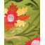 Trinidad Floral Area Rug in Lime Green/Yellow/Hot Pink
