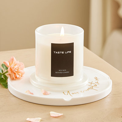 Plant / Floral Scented Wax Melt with Glass Holder