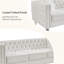 Egidia 83.07'' Velvet Sofa-976533632