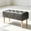 100cm Wide Velvet Rectangle No Pattern Standard Ottoman-1714183965
