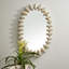 Cicada Oval Solid Wood Mirror