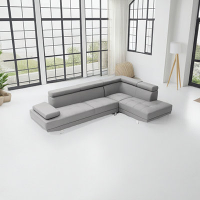 Rodez Faux Leather Sectional