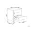 Arturs 2 Drawer Bedside Table-231526919
