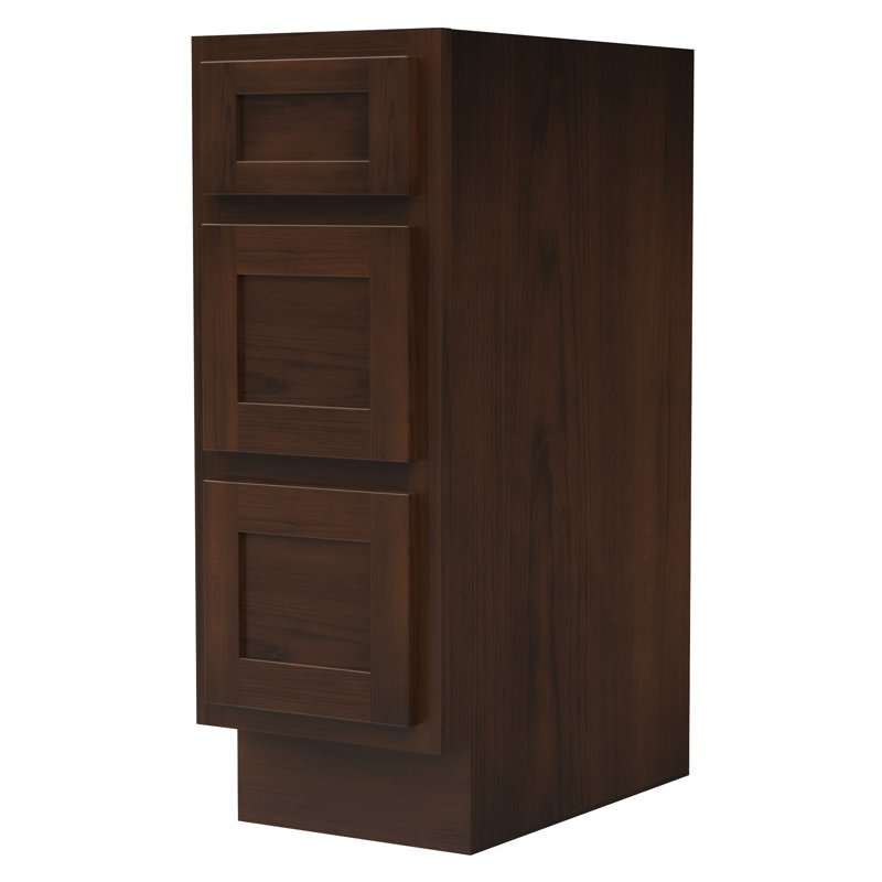 12'' Bathroom Vanity Base Only, Brown