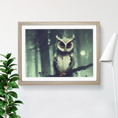 Owl Abstract - Single Picture Frame Print