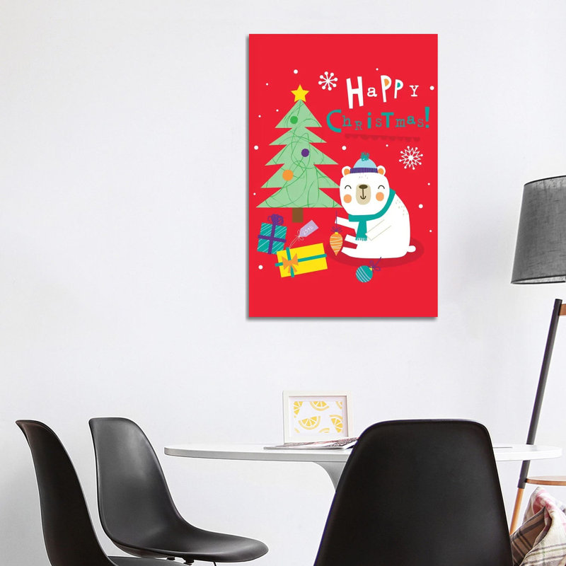 Christmas Jolly Christmas by Lisa Barlow - Wrapped Canvas Print, 101.6 cm H x 66.04 cm W x 3.175 cm D