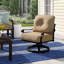 Chaise berçante pivotante avec coussins Lebanon