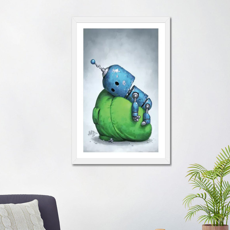 Pile faible par Matt Dixon-impression, Papier blanc, Blanc, H 32 po x l 24 po x P 1 po