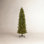 Natural Cut Narrow Saginaw Spruce 7.5ft with Power Pole