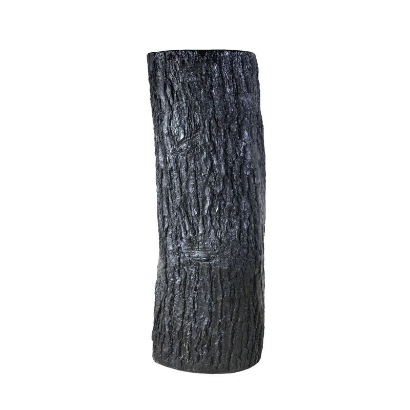 Bark Pedestal, 60" H x 19" W x 20" D, Silver