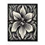 Horloge murale iris monochrome surdimensionnée-99639509