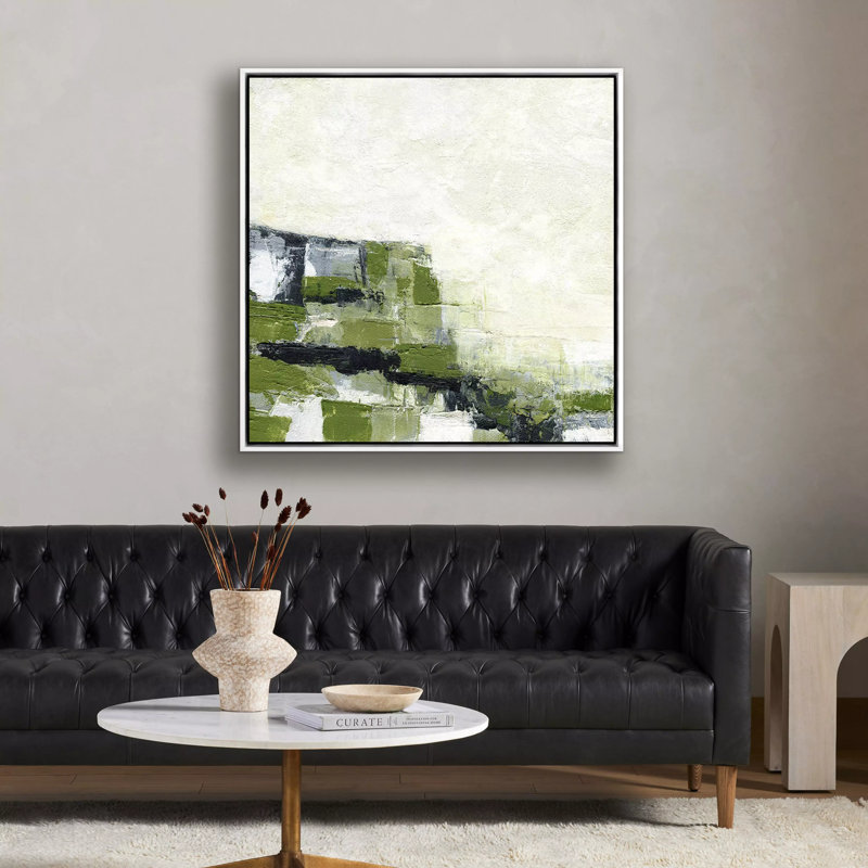 Envision Painting by Melanie Biehle, 40" H x 40" W, Black Maple Framed