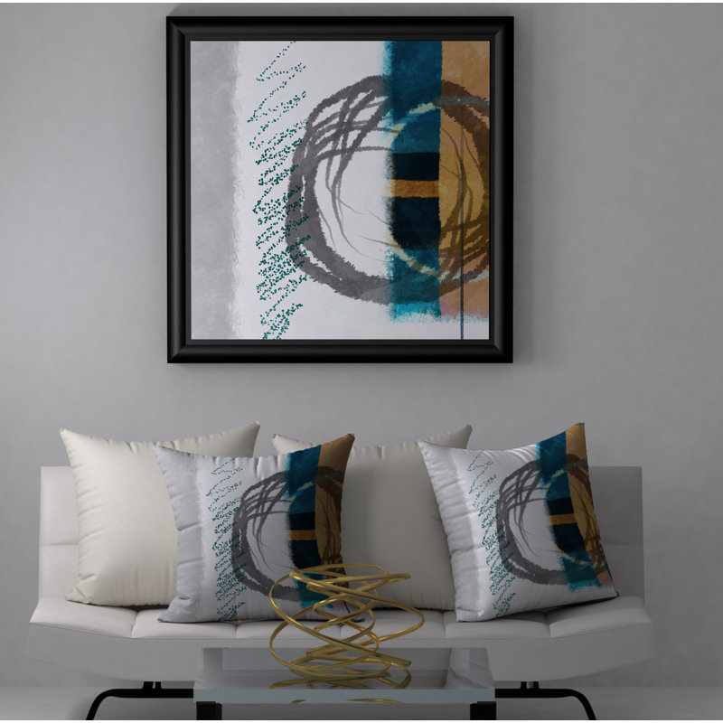 Housse de coussin carrée/insert, 18" x 18"