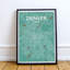Denver City Map - No Frame Print-964423314