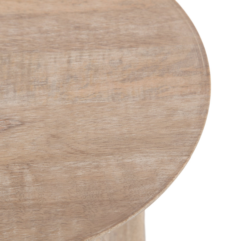 Table d'appoint Scalloped, Tanné