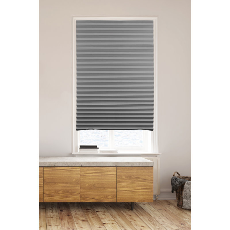 Store plissé obscurcissant, L 36 po, Gris