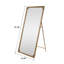 Miroir de plancher pleine longueur or antique, grand miroir de 70 po x 32 po, à poser ou à fixer au mur pour la chambre à coucher et le salon | Idée de cadeau