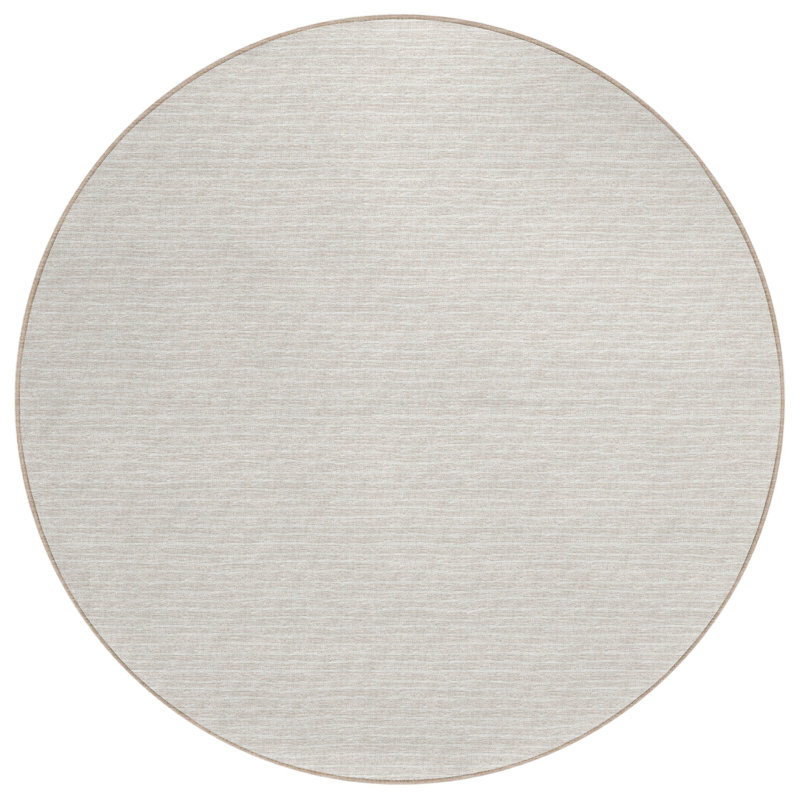 Loreen Washable Indoor / Outdoor Rug, Round 8'