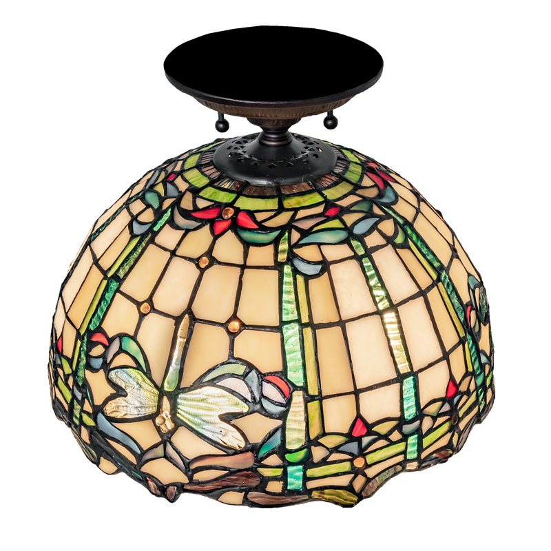 Plafonnier encastré en verre Genny