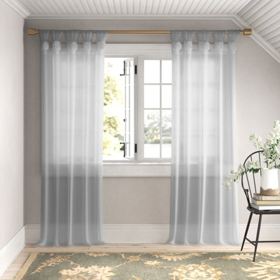 Panneau de rideau simple 50 po x 95 po Rosette