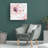 Wrapped Canvas Wall Art - Daphne Brissonnet 'Simply Pink Ii' Wall Art for Living Room, Bedroom, or Office Décor - 14x14-31869355