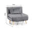 Griswalda 1 Seater Velvet Reclining Futon-1465120203