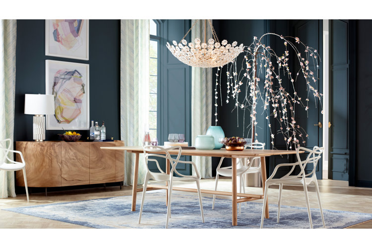 A renovated dining room.