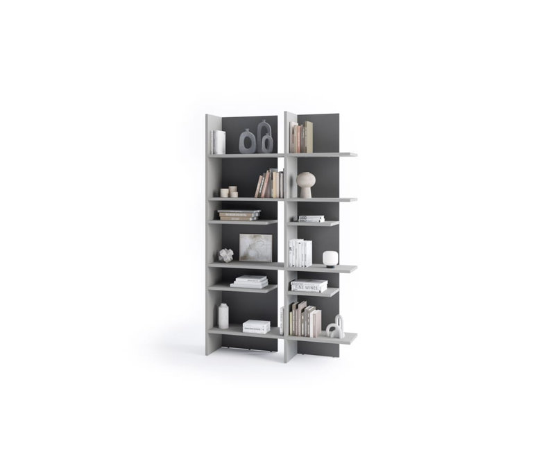 Princilla 197cm H x 119cm W Standard Bookcase