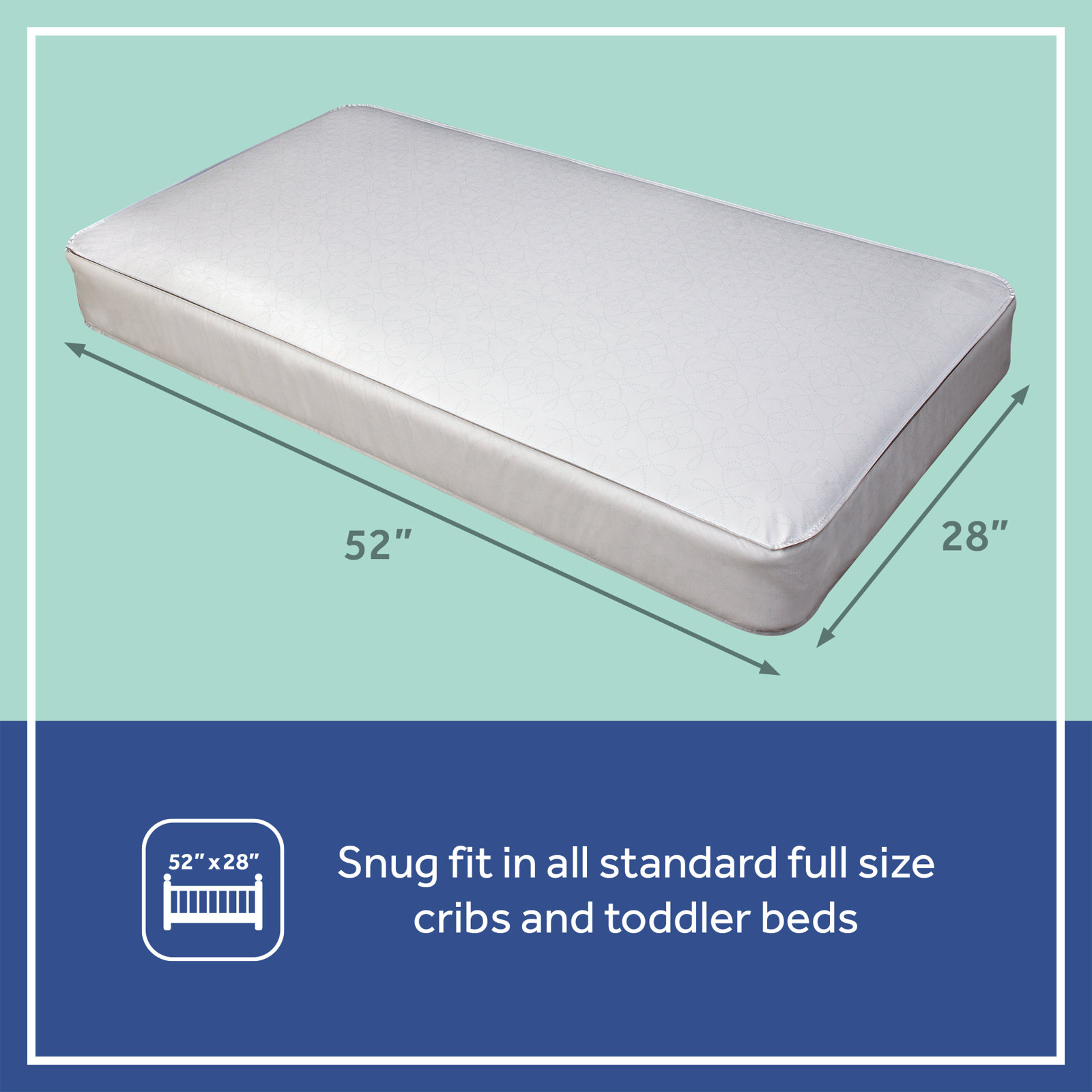 Sealy Baby Premium Firm Waterproof Crib Mattress, Mattress